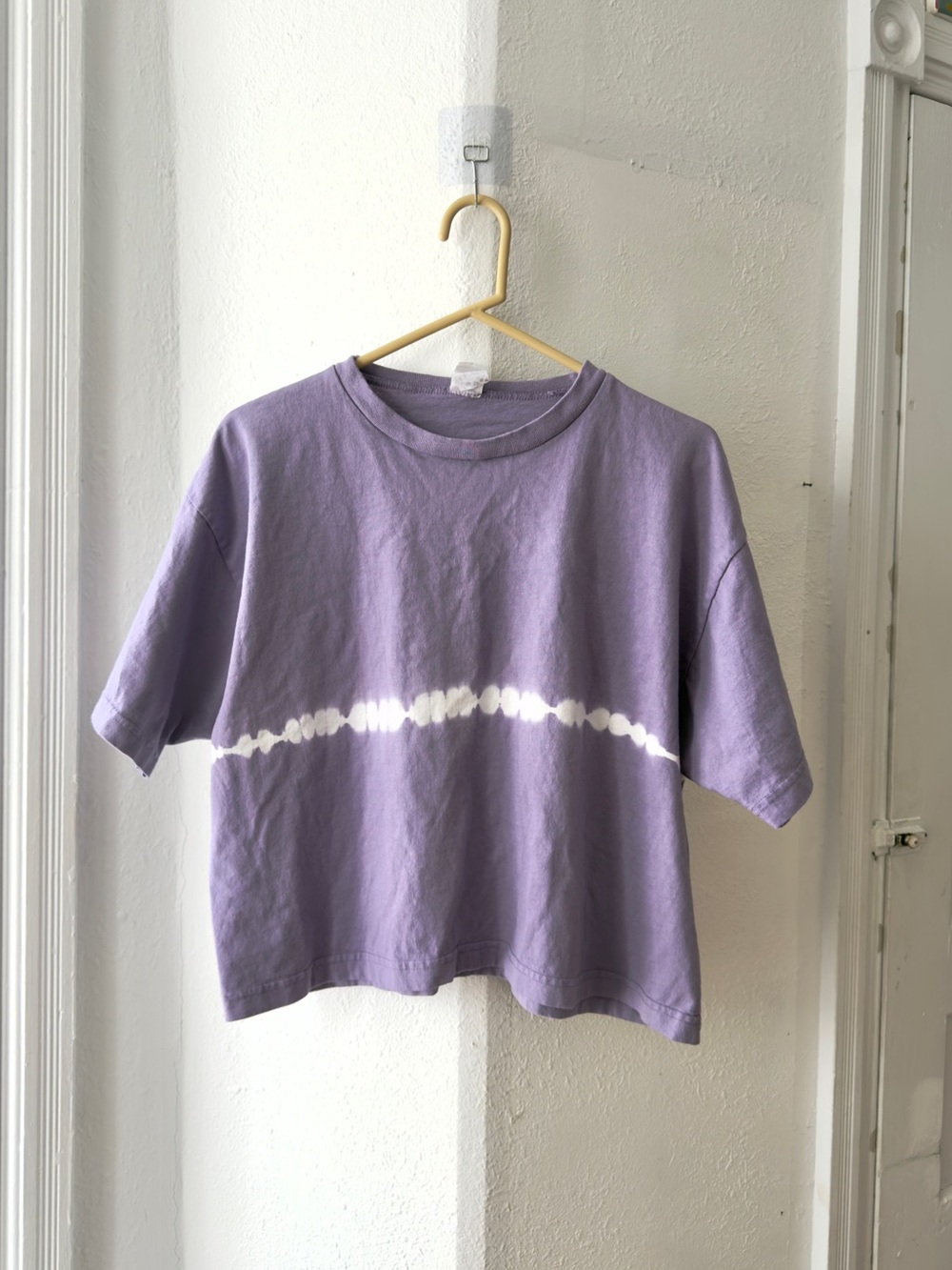 Vintage 90s Cherokee purple crop boxy T-shirt 100% cotton one size
